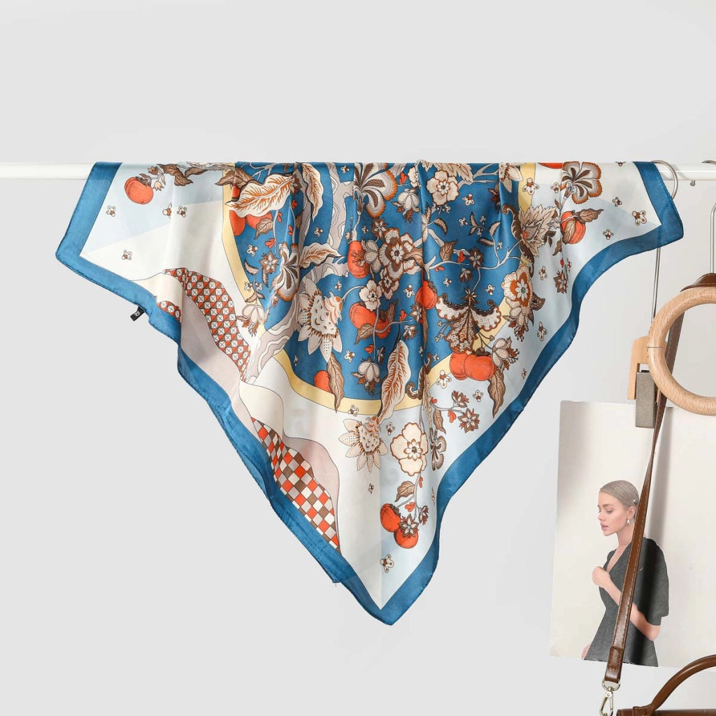 Sciarpa quadrata in seta da 87 cm, scaldacollo, fascia per capelli, bestseller