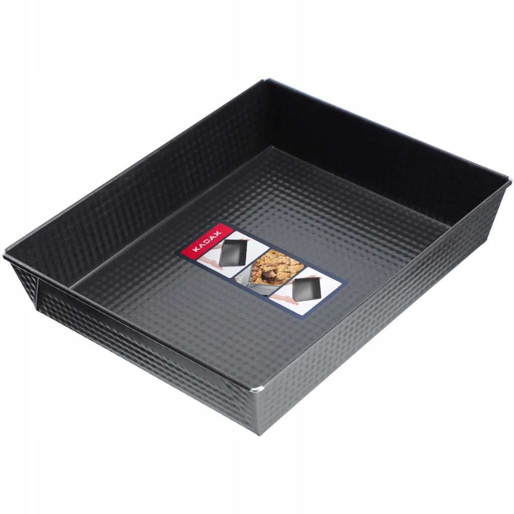 Teglia rettangolare antiaderente per torte KADAX 30x25x6