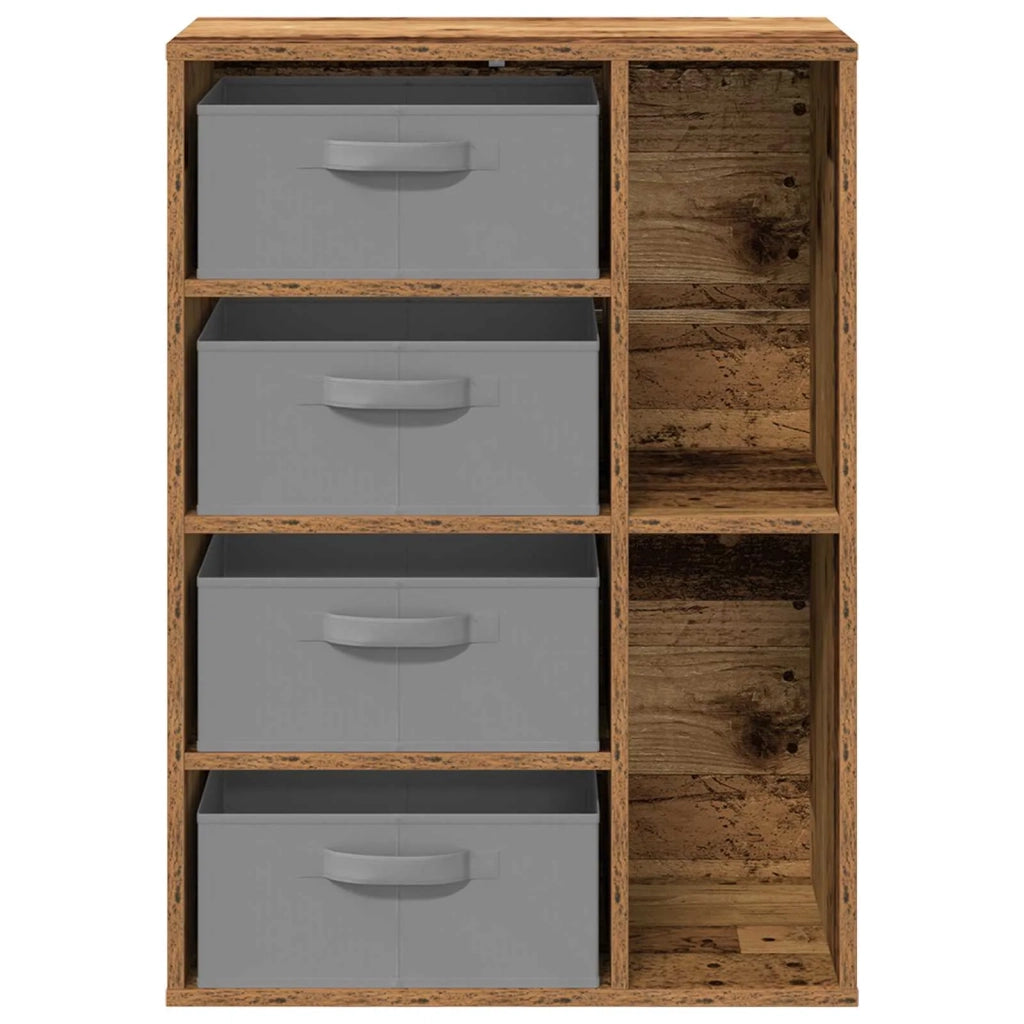 Credenza con cassetto Legno vecchio 60 x 33,5 x 84 cm