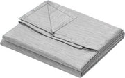 Ventilatore da soffitto - rinfrescante e ventilato - leggero e confortevole - ideale per notti calde - grigio - 150x200 cm