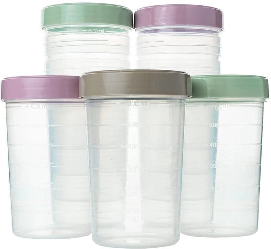 Contenitore alimentare, 750 ml, Stivale arioso, Resistente a magnetron, congelatore e lavastoviglie, in plastica, coperchio a viti, BPA libero, conservazione alimentare