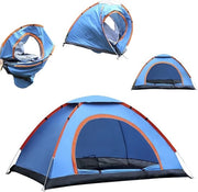Tenda da campeggio per 2 persone, automatica, pop-up, impermeabile all'acqua, resistente al vento, leggera, per uso esterno, per viaggiare, per camminare, per pescare