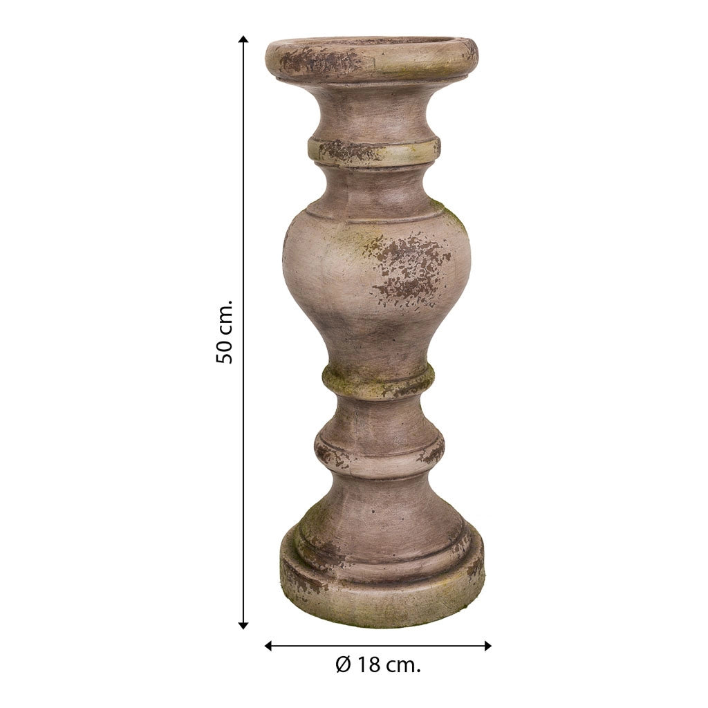 Colonna decorativa in magnesio 18x18x50h