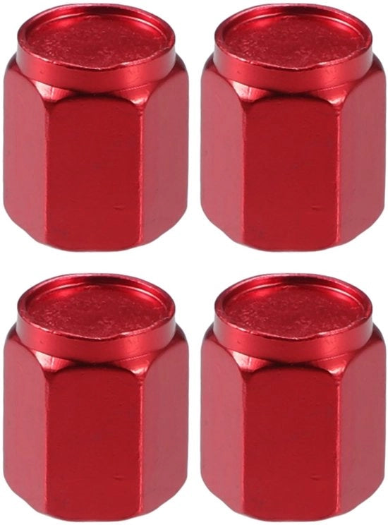 Viti di allentamento universali in lega di alluminio - 4 pezzi - rosso - portatile - buona tenuta ermetica - viti di allentamento a nastro