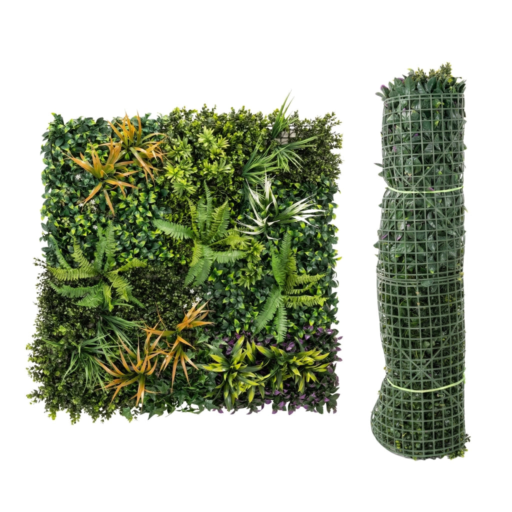 Seto Artificiale Hiedra 1x1 m ¨C Zephmum ¨C Verde per Balcone e Giardino