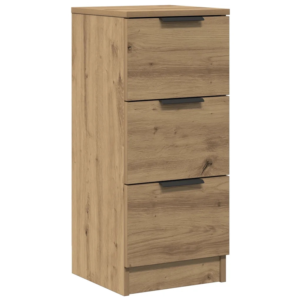 Credenza Rovere Artigianale 30x30x70 cm in Legno Multistrato