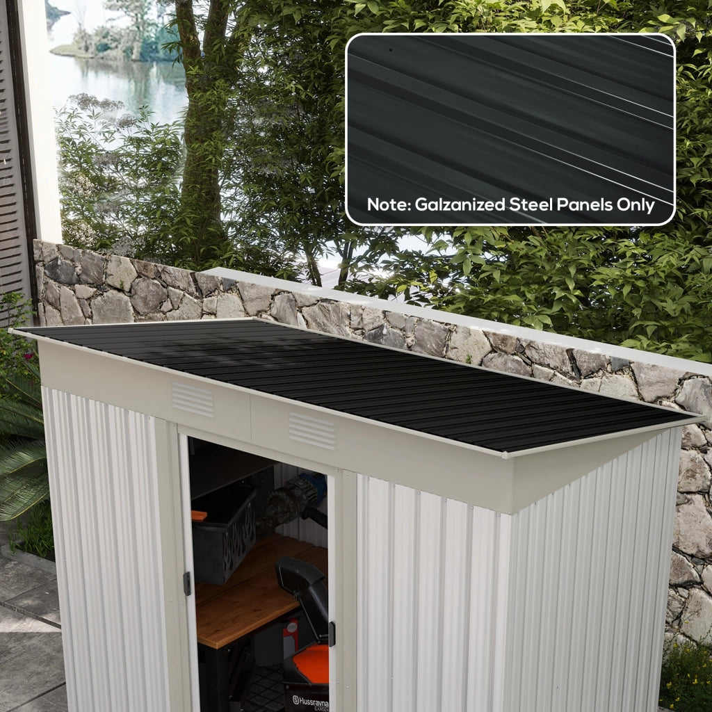 Pannelli in Acciaio Zincato ¨C zephmum ¨C Grigio Antracite 129x45 cm