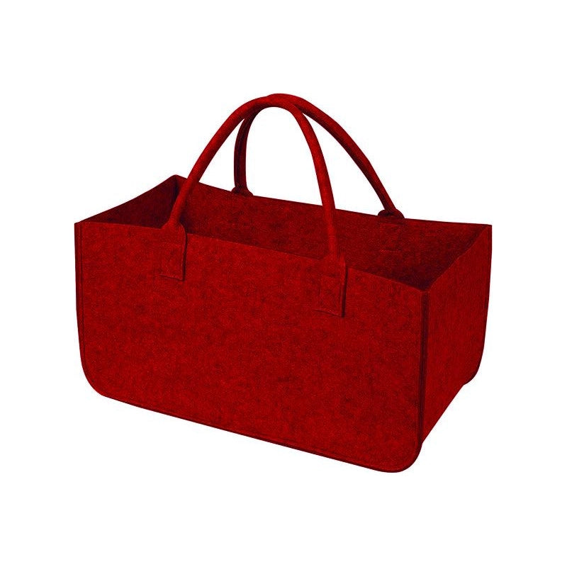 Borsa portalegna Vigor, in feltro rosso 46l, 51x33 cm