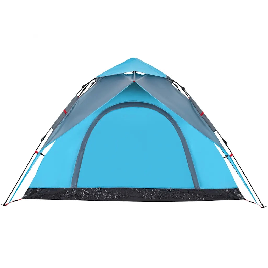 Tenda a Cupola da Campeggio 5 Persone Blu a Rilascio Rapido 4004186