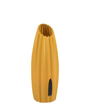 Lampada da Tavolo Nadine in Metallo e Plastica Vegetale, Luce Senape 10W G9, Regolazione al Tocco, IP20, H30cm - Design Moderno Sostenibile