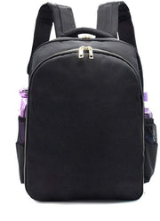 Borsa da barbiere - organizzatore cosmetici - grande capacità - nero - impermeabile - adulto unisex - 8 tasche di stoccaggio