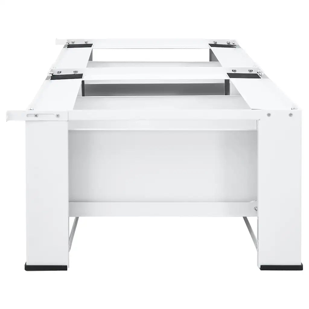 Supporto Doppio Lavatrice e Asciugatrice con Cassetti Bianco 51195