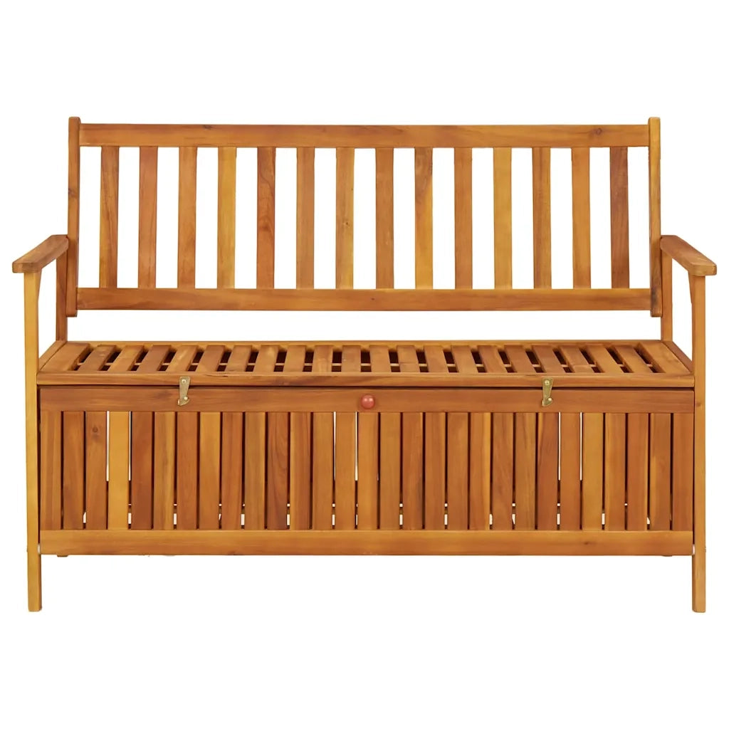 Cassapanca da Giardino 120 cm in Legno Massello di Acacia 310279