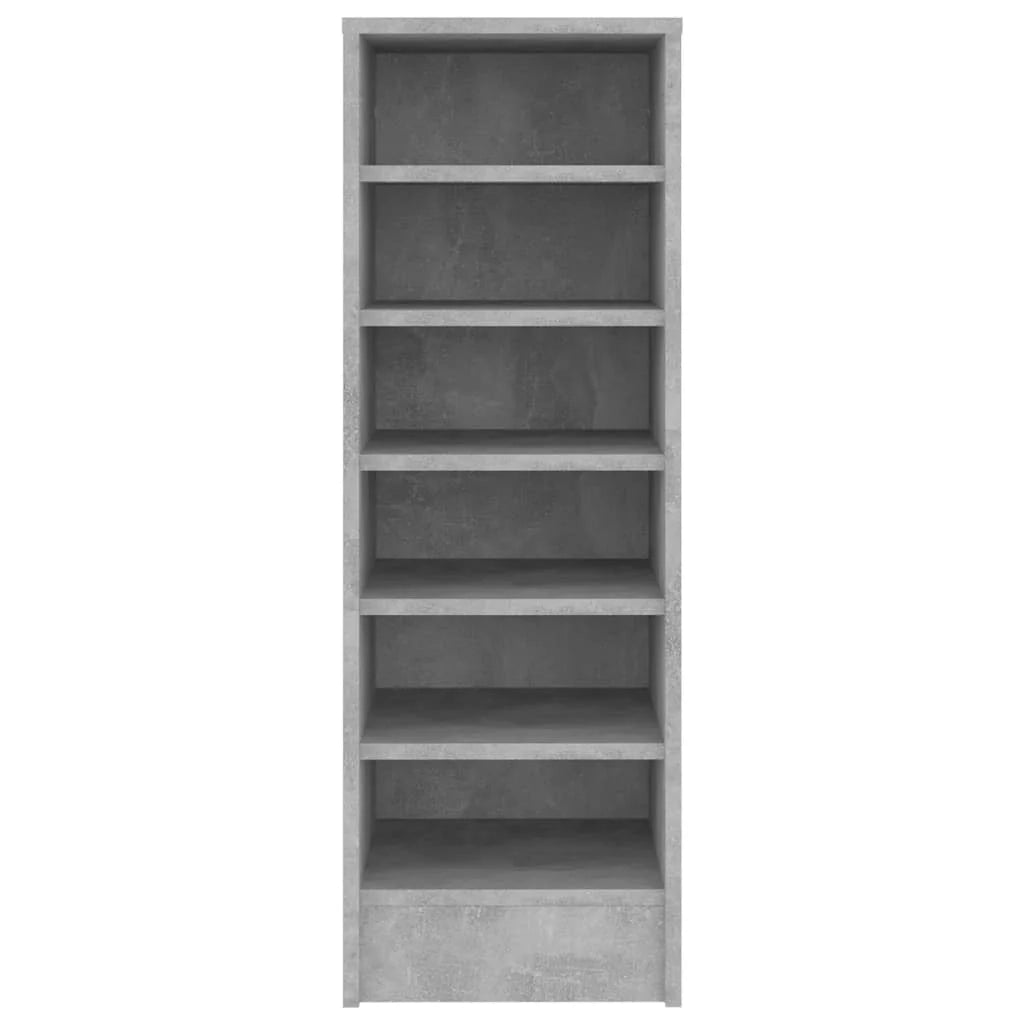 Scarpiera mobile contenitore per scarpe mobile per ingresso/corridoio/soggiorno 31,5 x 35 x 90 cm legno ingegnerizzato grigio 02_0021809