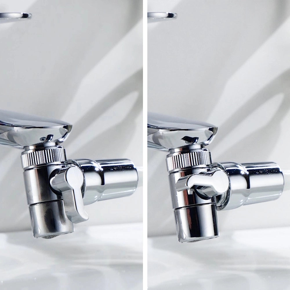 Doccetta per lavabo o bidet a 2 getti con deviatore e aeratore - Serie Smart