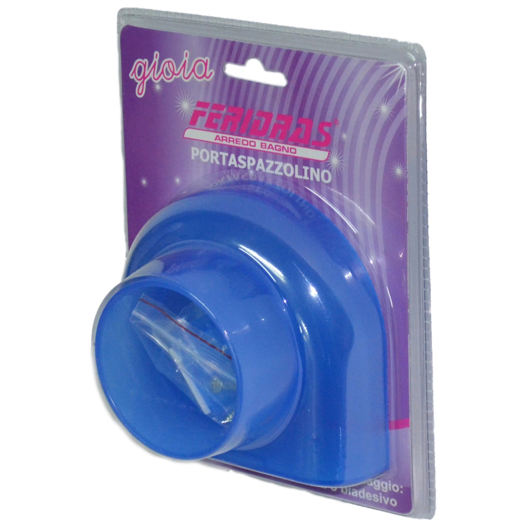 PORTASPAZZOLINO IN ABS BLU