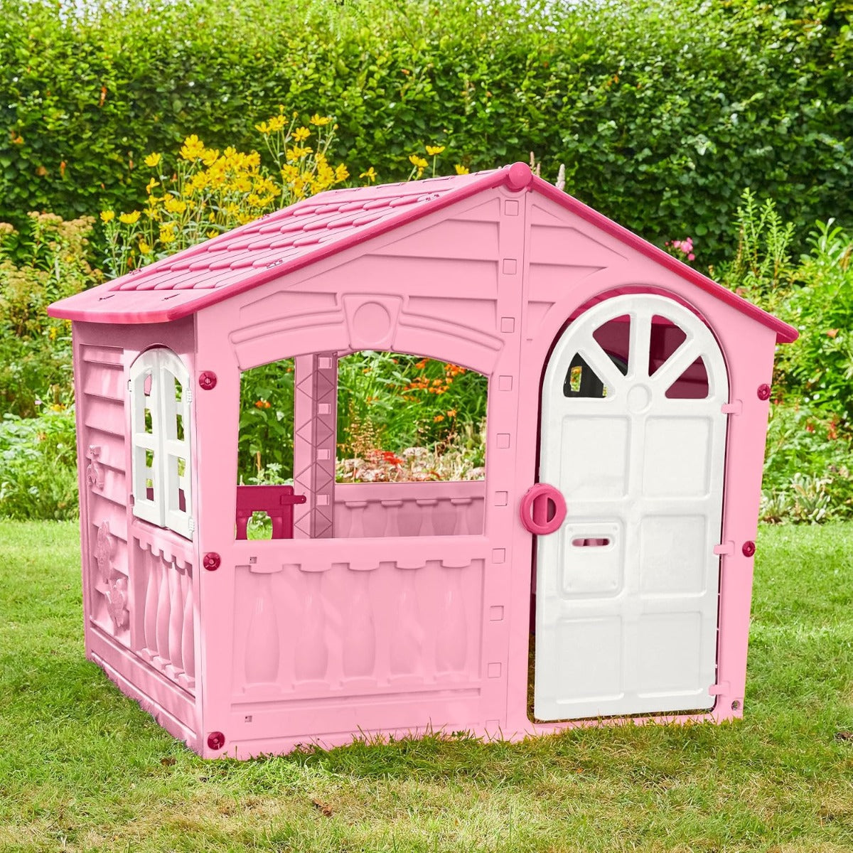 Casetta da giardino per bambini Casa per bambini di plastica per interno. Casetta per bambini da giardino. Robusta e res