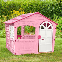 Casetta da giardino per bambini Casa per bambini di plastica per interno. Casetta per bambini da giardino. Robusta e res