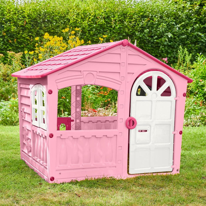 Casetta da giardino per bambini Casa per bambini di plastica per interno. Casetta per bambini da giardino. Robusta e res