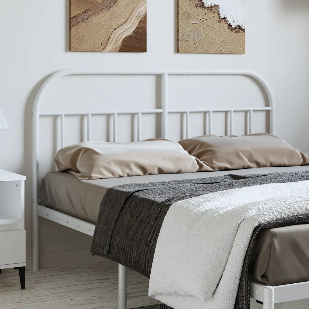 Testiera di Ricambio in Metallo Bianco 135 cm 353716
