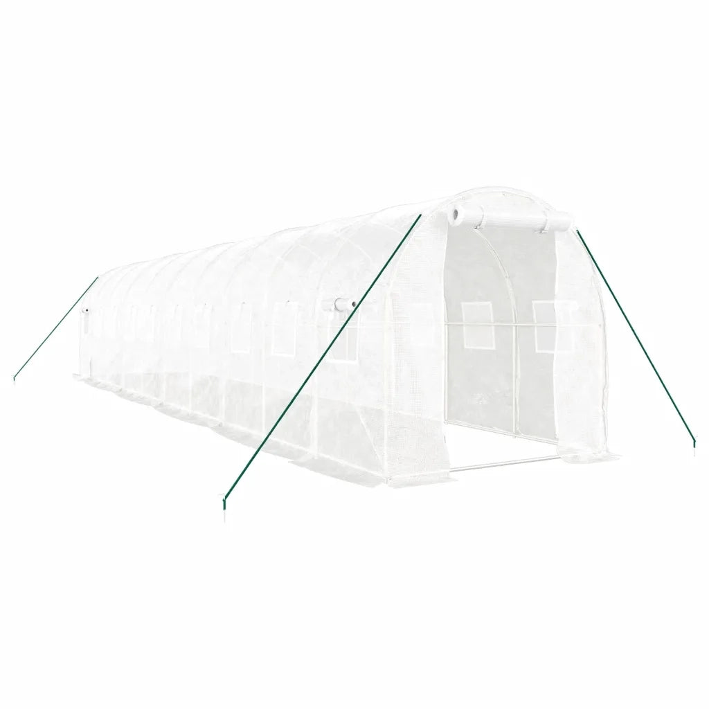 Serra con Telaio in Acciaio Bianco 20 mÂ² 10x2x2 mcod mxl 100694
