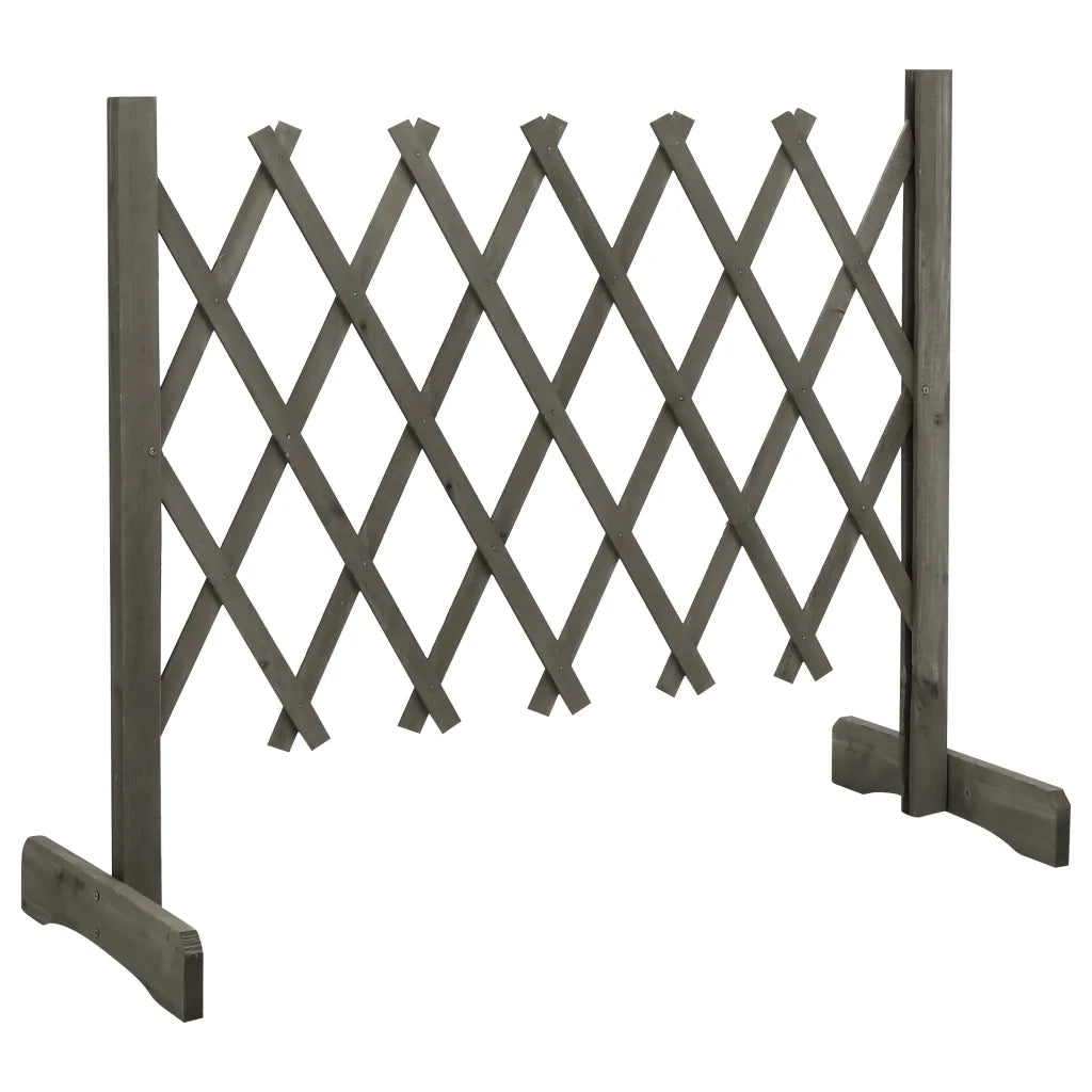 Traliccio da Giardino Grigio 120x60 cm in Massello di Abete CFW9140417