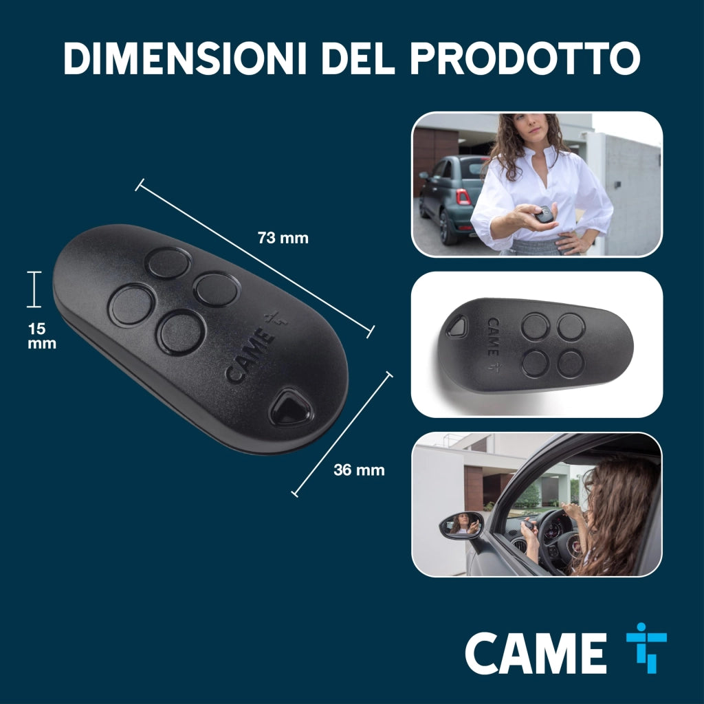 Radiocomando Apricancello Top 44FGN Came Mhz 433,92 Fisso con CR2032