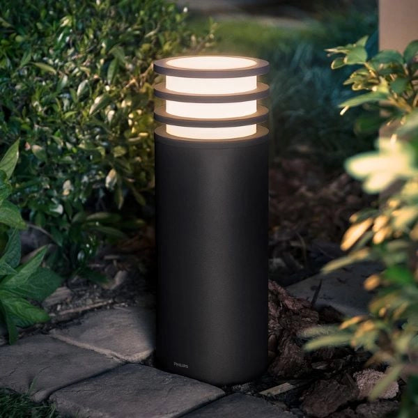 PALETTO DA ESTERNO H 40 CM CON LAMPADINA HUE LUCCA PHILIPS