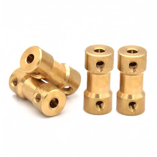 Connettore rigido resistente allo sforzo - Materiale: rame - Connettore 3.17mm/4mm - Lunghezza 20mm - Pacchetto da 4 - Resistente alla corrosione - Connettore a vite