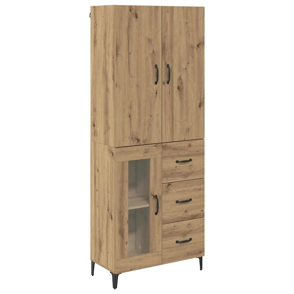 Credenza con cassetto Rovere artigianale 69,5 x 34 x 180 cm 3416012