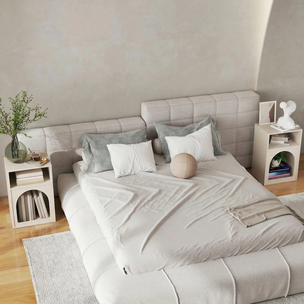 Comodino ¨C zephmum ¨C 40x30x60 cm, crema