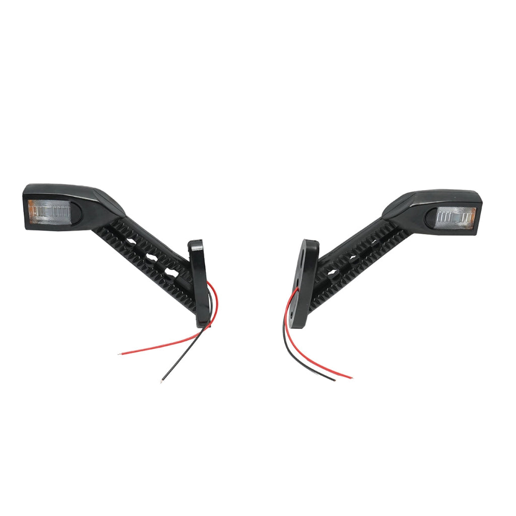 Set di luci di posizione laterali a LED con braccio 24V, rosso-bianco-giallo