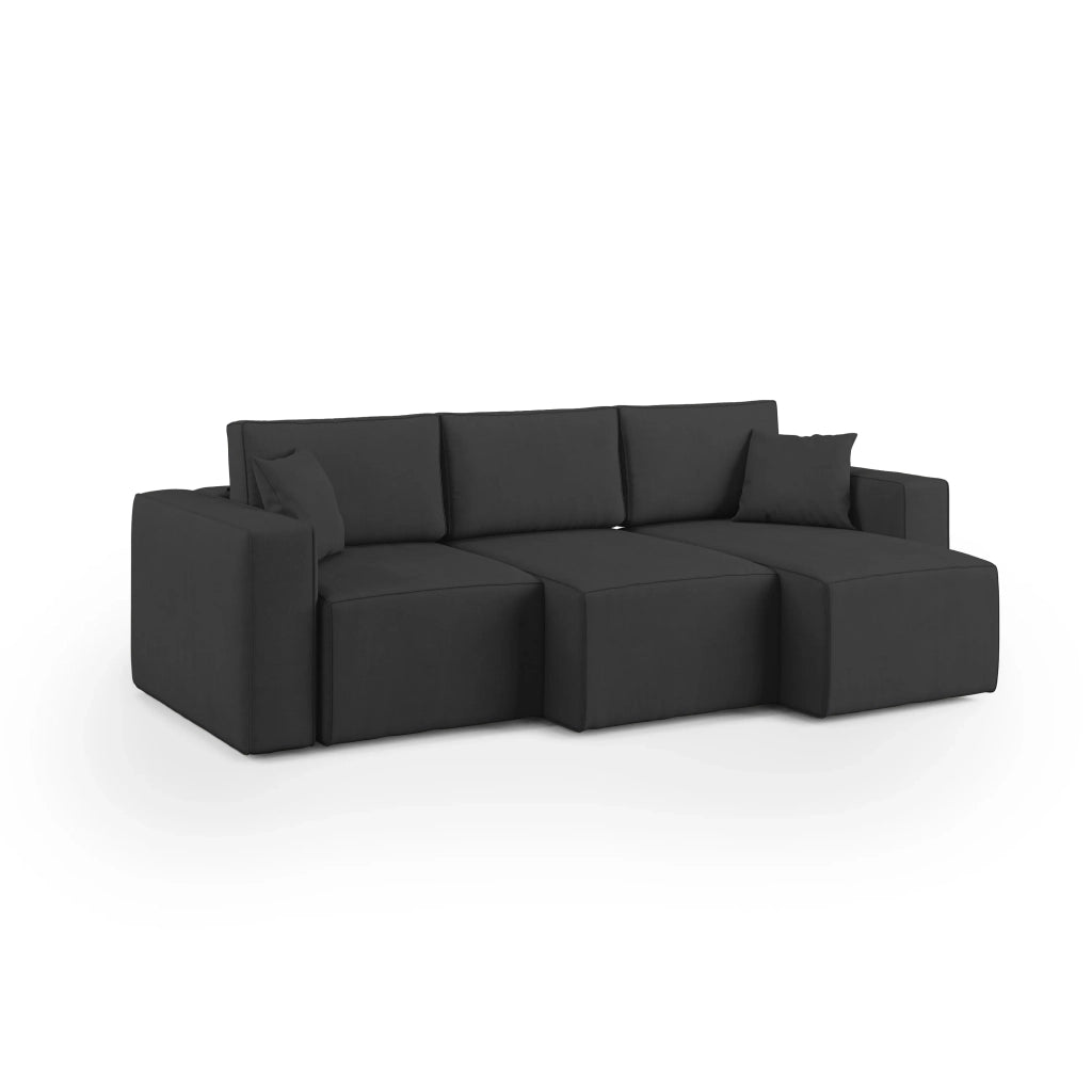 Morfeo Divano 3 sedute tessuto impermeabile 245 cm nero