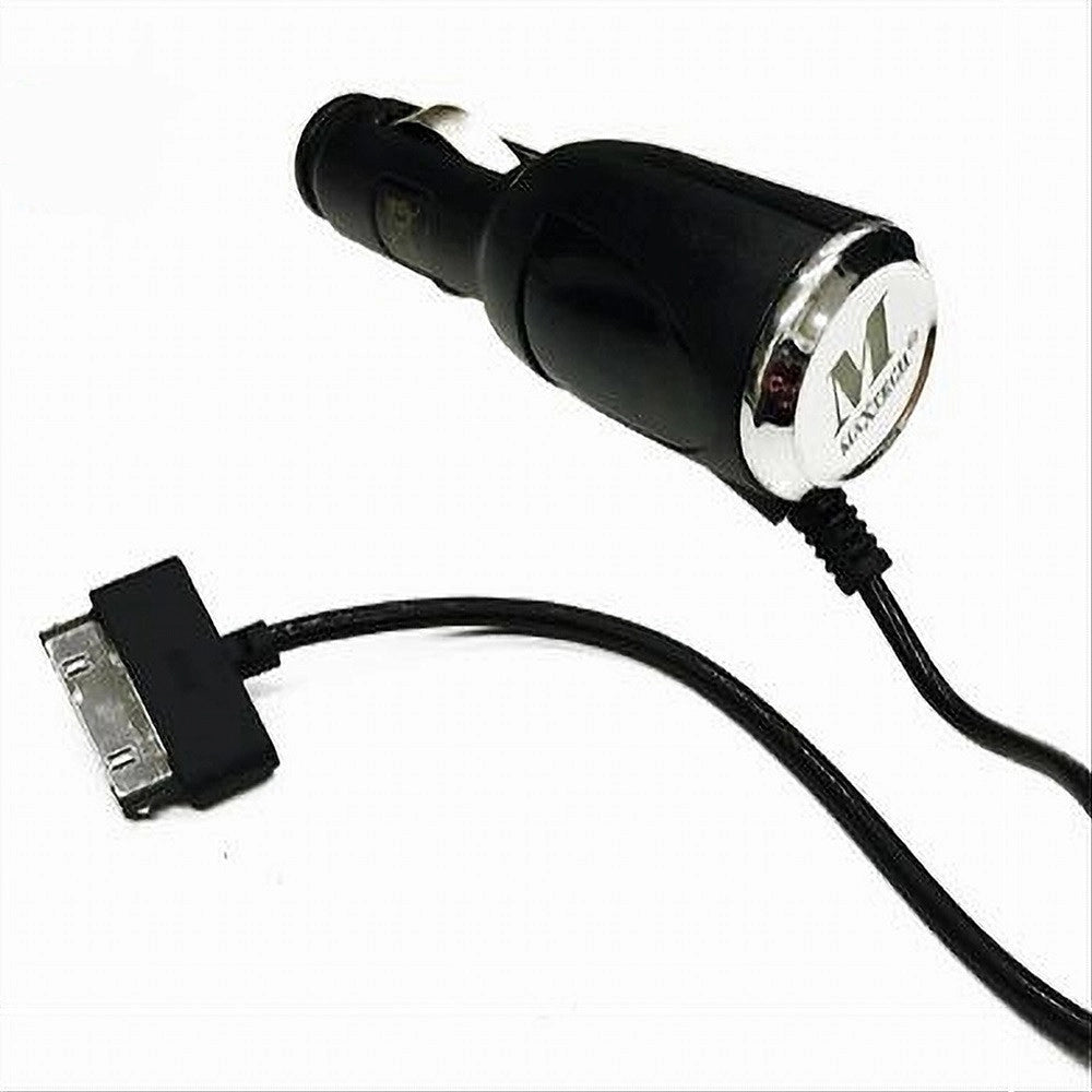 Trade Shop - Caricatore Usb Da Auto Caricabatteria Ricarica Smartphone Ip4 5v-1000ma Maxtech Ma-c007-ip4 -