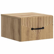 Mobiletto da notte a muro Rovere Artigianale 34,5 x 33 x 20 cm