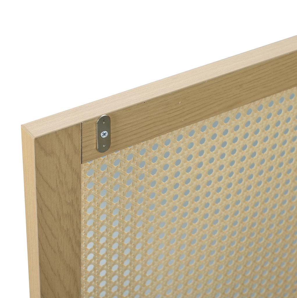 Mobile contenitore a 2 ante in rovere chiaro 80x105x35 cm