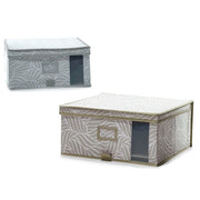 Trade Shop - Scatola Con Finestra Per Armadio Salvaspazio 40x40x20cm Per Organizzare Vestiti Biancheria -