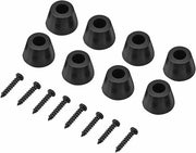 Piedini in Gomma 4 Pezzi Nero 30x20mm Base Pad Antivibrazione per Altoparlanti Amplificatore Chitarra