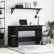 Scrivania Rovere nero 140 x 50 x 75 cm Legno multistrato
