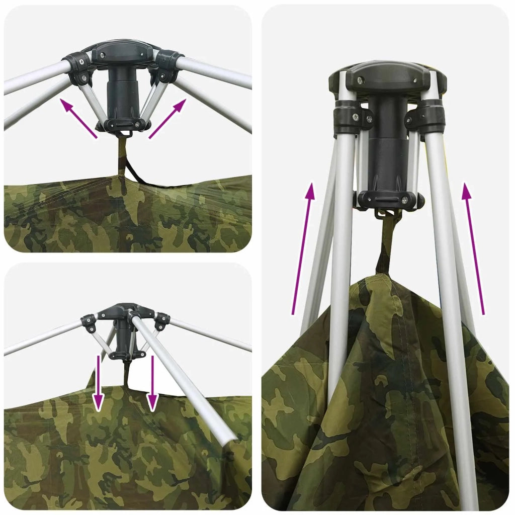 Tenda da pesca con rilascio rapido persona Camouflage Leggero 42042280