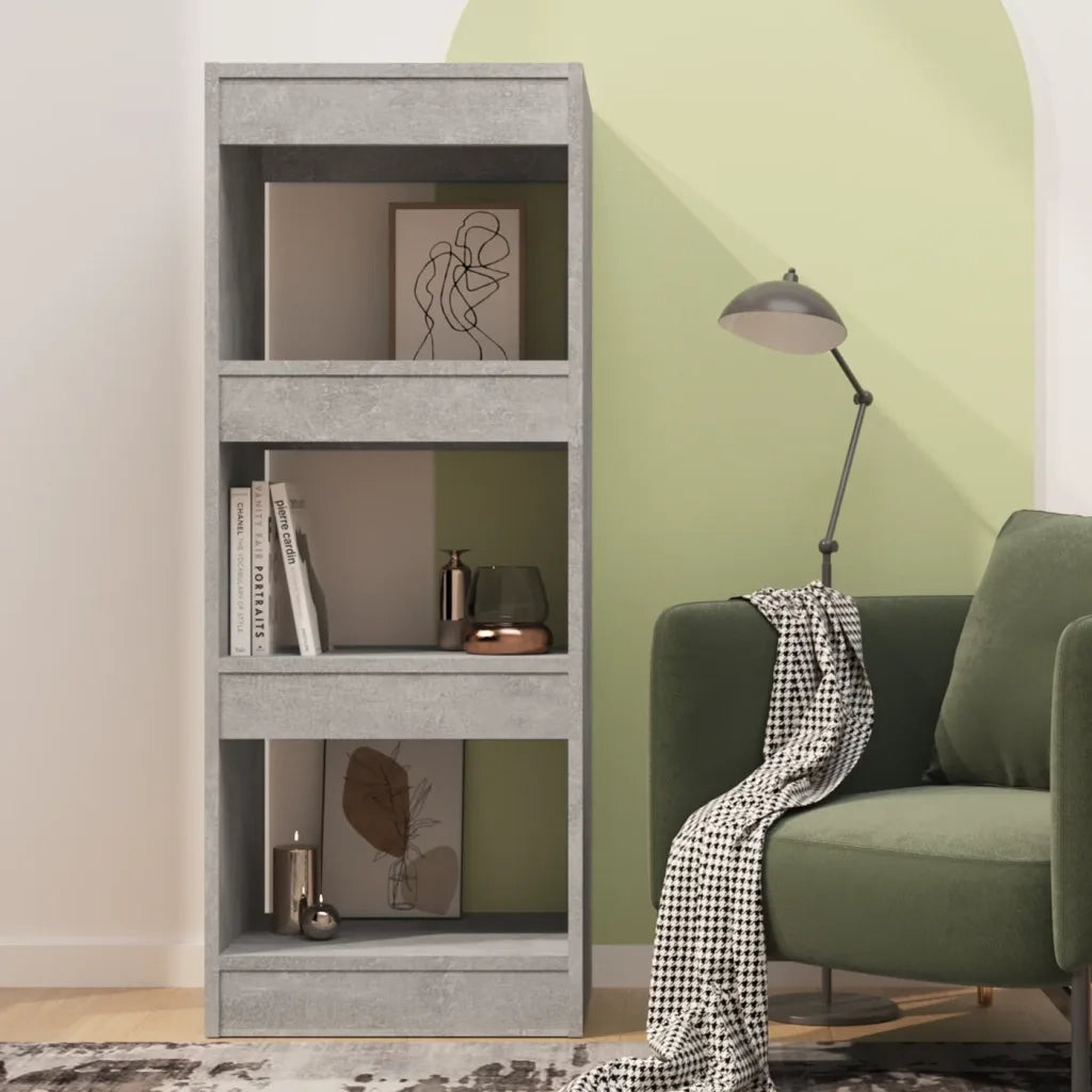 Libreria/Divisorio Grigio Cemento 40x30x103 cm in Truciolato 811614