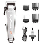 Tagliacapelli Senza Fili Regolabarba Uomo Batteria Ricaricabile Rasoio Vgr V-060