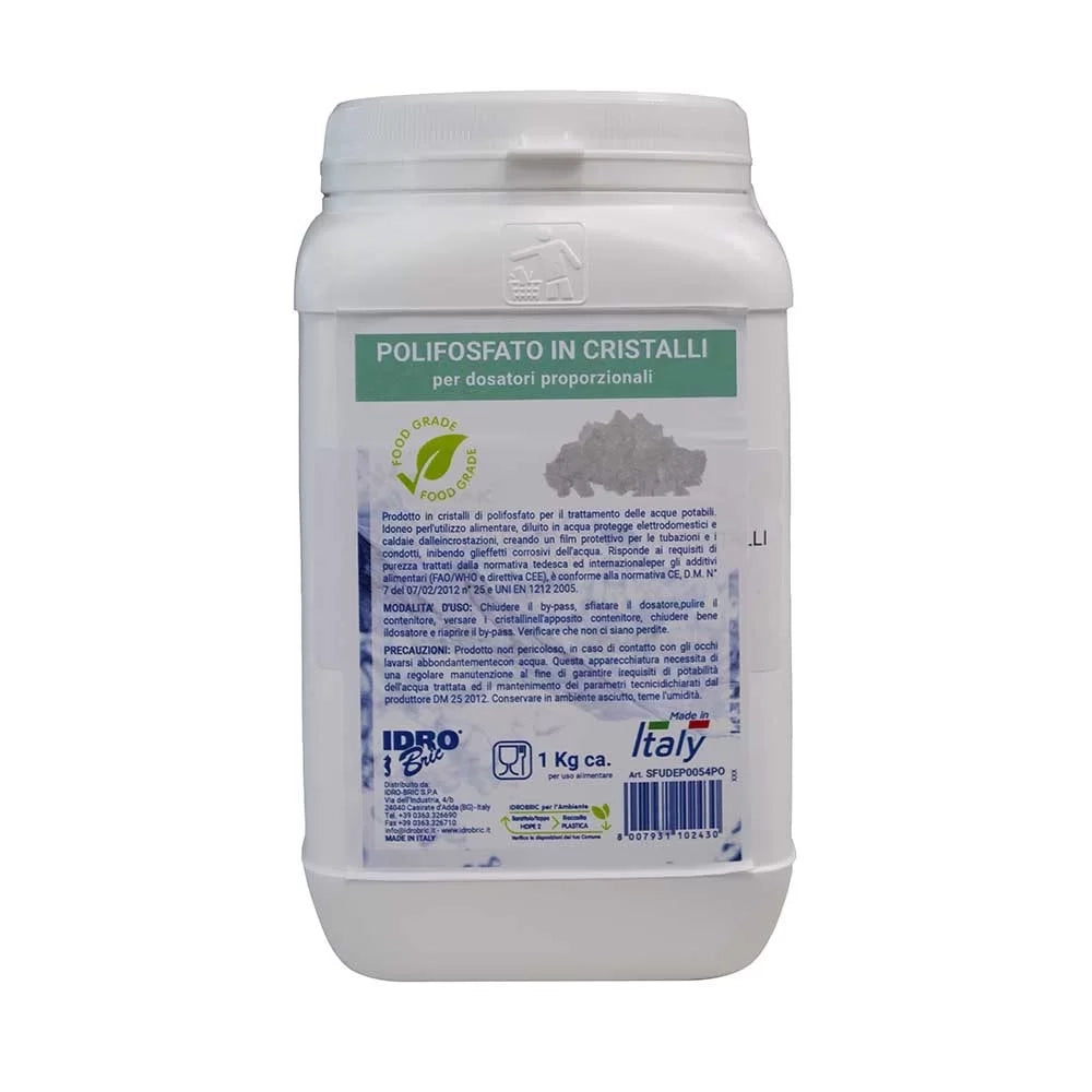 Barattolo polifosfati in cristalli da 1 Kg