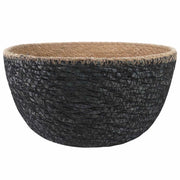 2 pz Fioriere | Cassetta per fiori | Vaso da fiori con manici Nero ? 22 x 20 cm