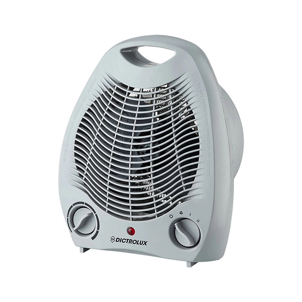 Trade Shop - Termoventilatore 2000w 2 Livelli Potenza Termostato Regolabile Sistema Antisurriscaldamento -