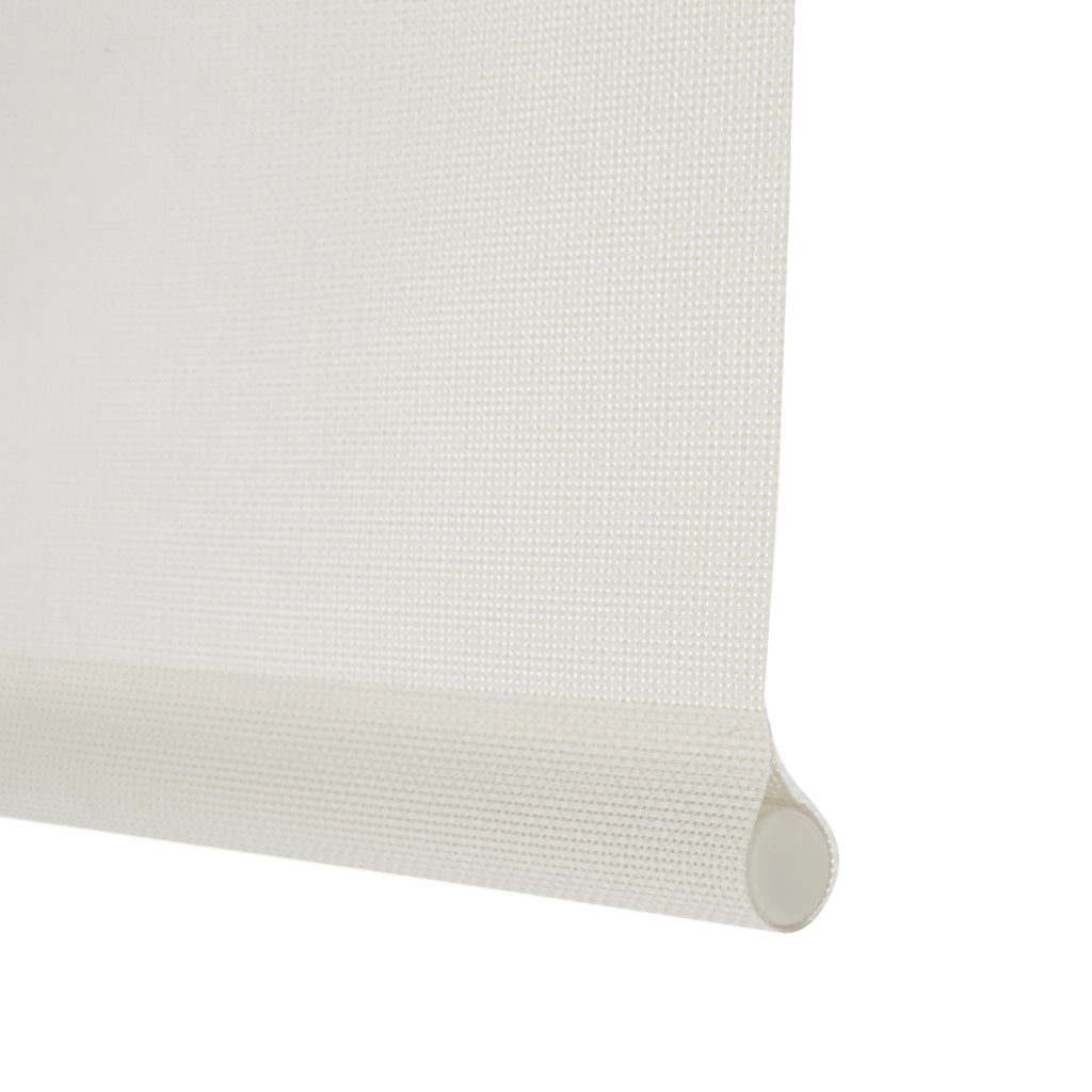 VIEWTEX Tenda a rullo Easy Fix Screen 10% Grado di apertura Lino bianco 60 X 190 cm - Made in Europe - 5 anni di garanzia