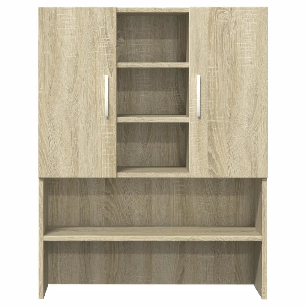 Mobili Lavatrice 2pz Rovere Sonoma in Legno Multistrato