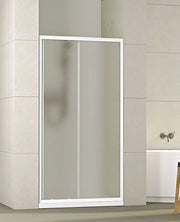Porta Doccia Scorrevole 4mm Opaco Bianco h185cm Bora Opaco 4mm,Bianco,120 cm,185 cm