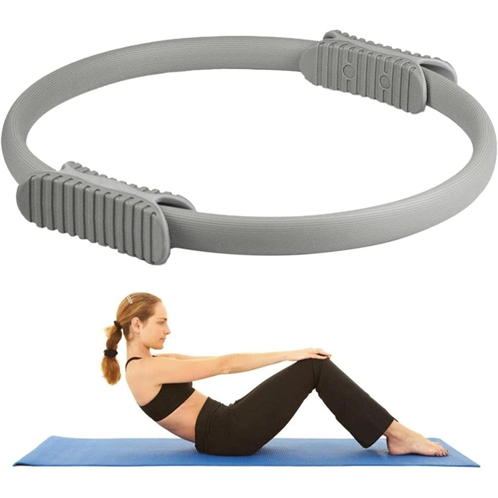 Trade Shop - Cerchio Fitness Anello Ring Pilates Magic Circle Anello Yoga Doppia Presa Power -
