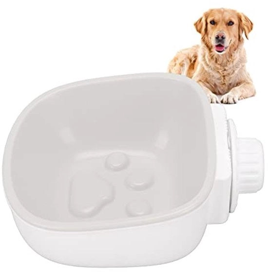 Ciotola per Cani Slow Food - Sospesa - Resistente al Lavastoviglie - Senza Odore - Posizione Alimentare Elevata - Per Piccoli Cani - Ciotola per Cibo